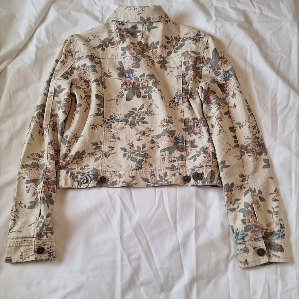 Vintage 90s Women's Hot Kiss Floral Jacket Sz Small - Picture 7 of 7